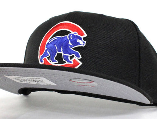 Chicago Cubs New Era 59Fifty Fitted Hat (Black Red Blue Jordan Top 3 Gray Under Brim)