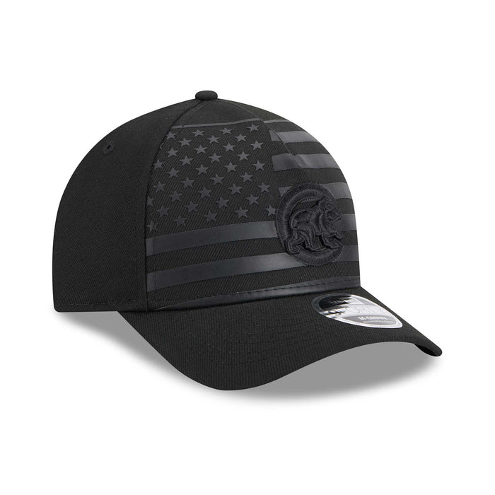 Chicago Cubs New Era Black Flag 9FORTY M-Crown Adjustable Cap