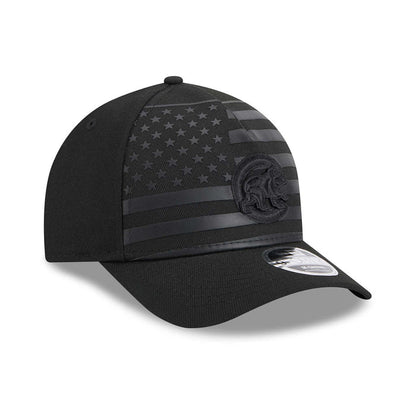 Chicago Cubs New Era Black Flag 9FORTY M-Crown Adjustable Cap