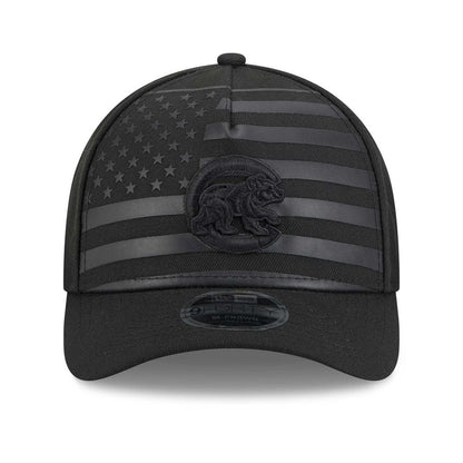 Chicago Cubs New Era Black Flag 9FORTY M-Crown Adjustable Cap