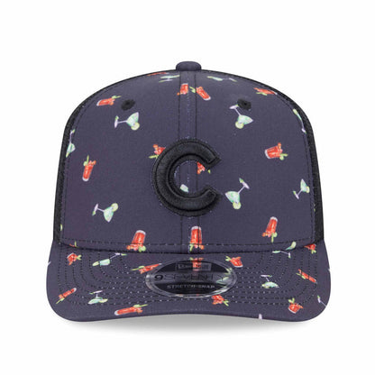 Chicago Cubs New Era Cocktail Print 9SEVENTY Stretch Snap Adjustable Cap