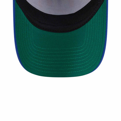 Chicago Cubs New Era Distressed Crest 9FORTY A-Frame Trucker Adjustable Cap