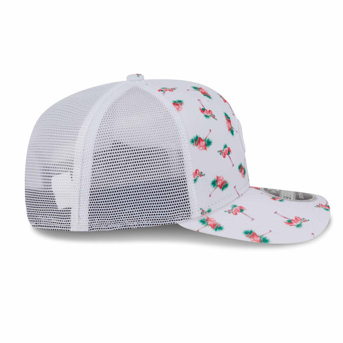 Chicago Cubs New Era Flamingo Print 9SEVENTY Stretch Snap Cap