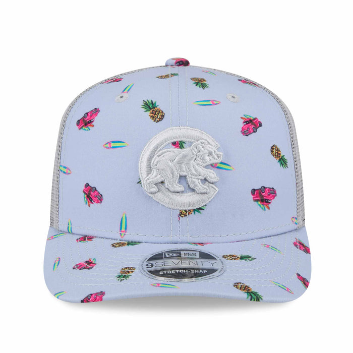 Chicago Cubs New Era Fruit Print 9SEVENTY Stretch Snap Adjustable Cap