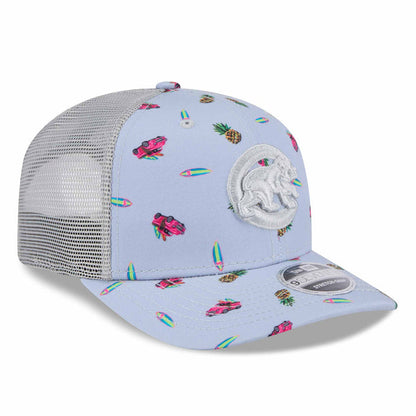 Chicago Cubs New Era Fruit Print 9SEVENTY Stretch Snap Adjustable Cap