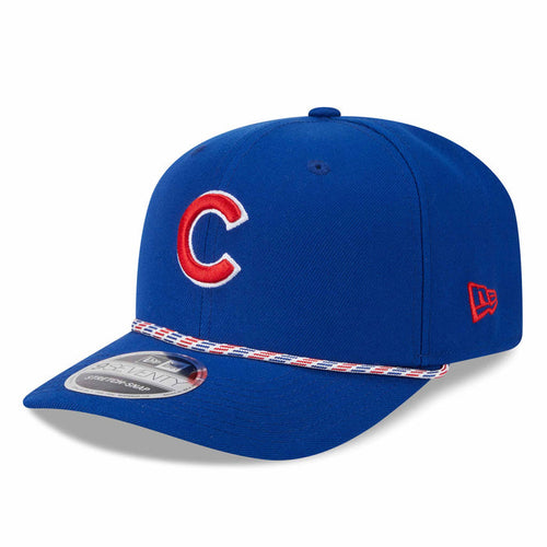 Chicago Cubs New Era Royal Blue C Multi Rope 9SEVENTY Stretch Snap Adjustable Cap