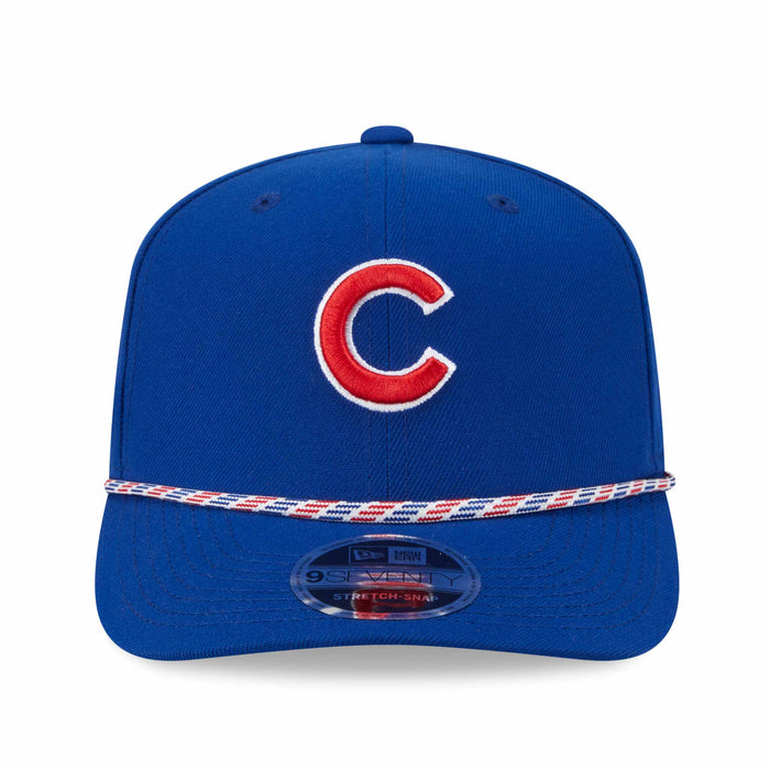 Chicago Cubs New Era Royal Blue C Multi Rope 9SEVENTY Stretch Snap Adjustable Cap