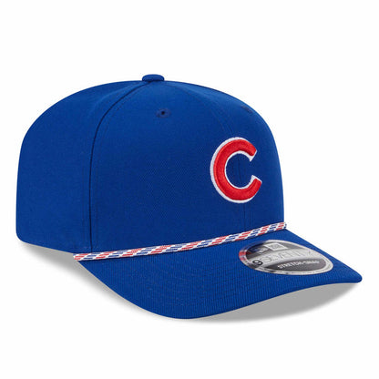 Chicago Cubs New Era Royal Blue C Multi Rope 9SEVENTY Stretch Snap Adjustable Cap