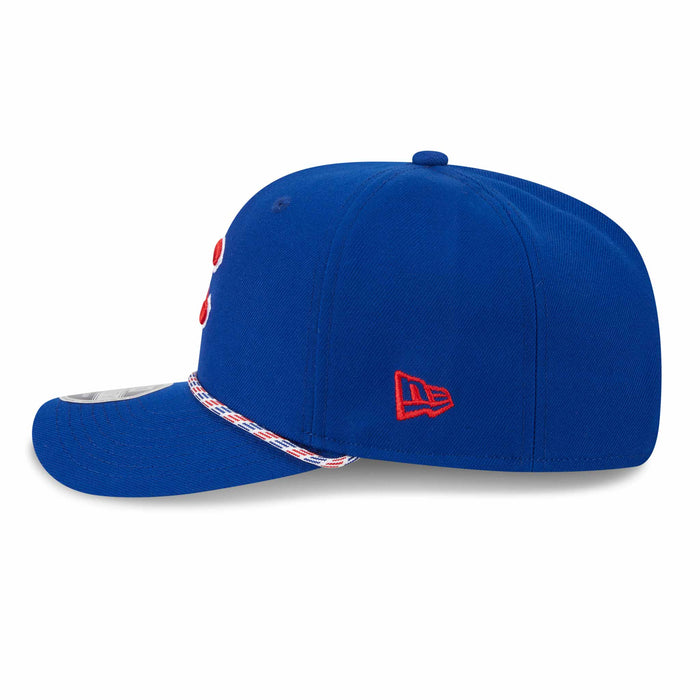 Chicago Cubs New Era Royal Blue C Multi Rope 9SEVENTY Stretch Snap Adjustable Cap