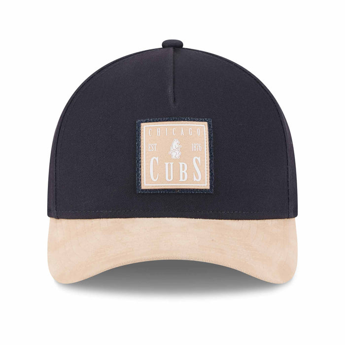 Chicago Cubs New Era Suede Patch 9FORTY M-Crown Adjustable Cap