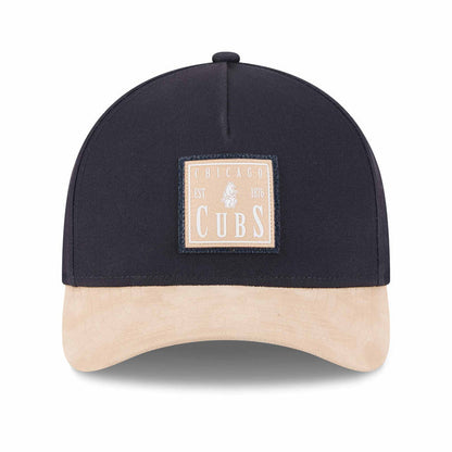 Chicago Cubs New Era Suede Patch 9FORTY M-Crown Adjustable Cap