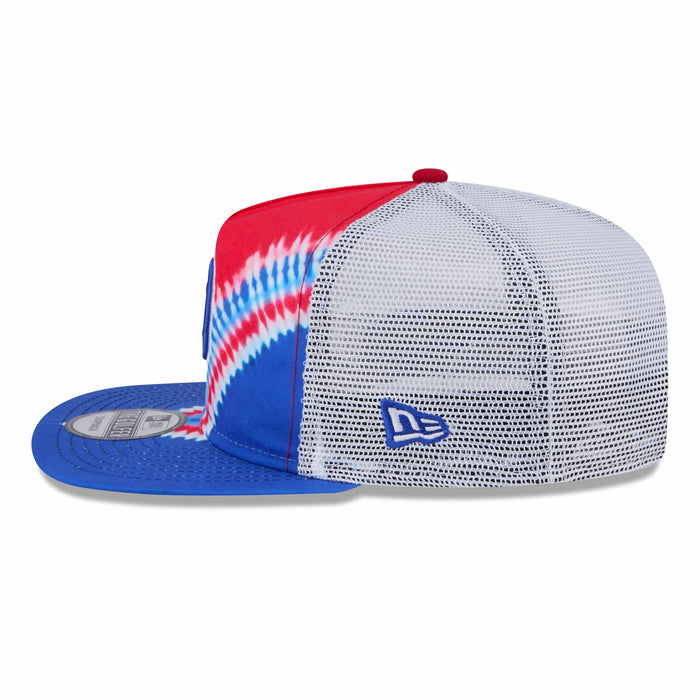 Chicago Cubs New Era Tie Dyed Golfer Adjustable Cap