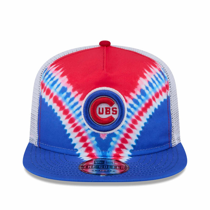 Chicago Cubs New Era Tie Dyed Golfer Adjustable Cap
