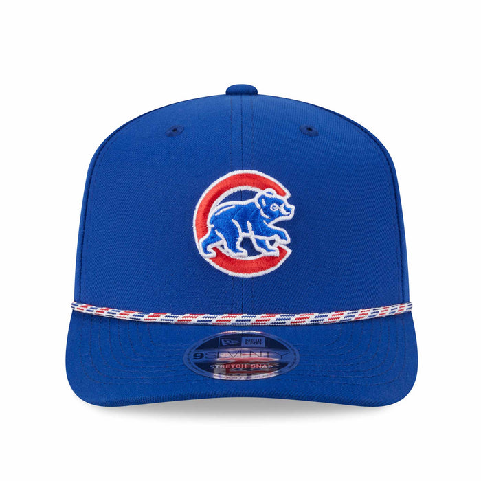 Chicago Cubs New Era Walking Bear Royal Blue Multi Rope 9SEVENTY Stretch Snap Adjustable Cap