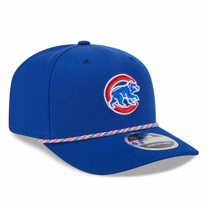 Chicago Cubs New Era Walking Bear Royal Blue Multi Rope 9SEVENTY Stretch Snap Adjustable Cap