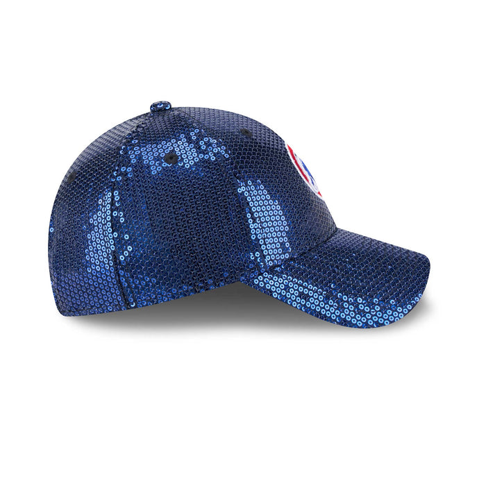 Chicago Cubs New Era Women's 9FORTY Walking Bear Sequin Adjustable Cap