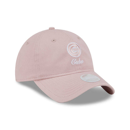 Chicago Cubs New Era Women's 9TWENTY Preppy Team Pink Adjustable Cap