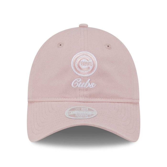 Chicago Cubs New Era Women's 9TWENTY Preppy Team Pink Adjustable Cap