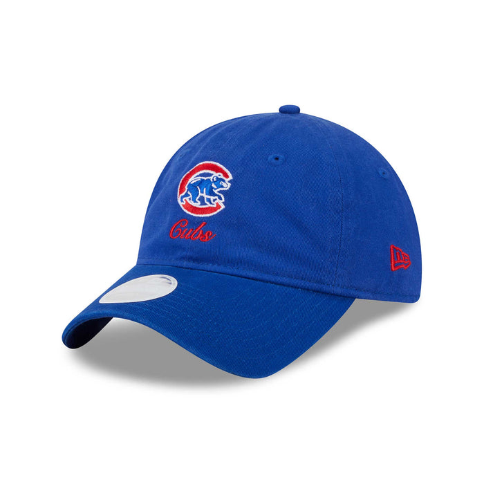 Chicago Cubs New Era Women's 9TWENTY Preppy Team Royal Blue Adjustable Cap