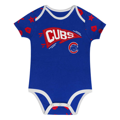 Chicago Cubs Newborn On Deck Short Set