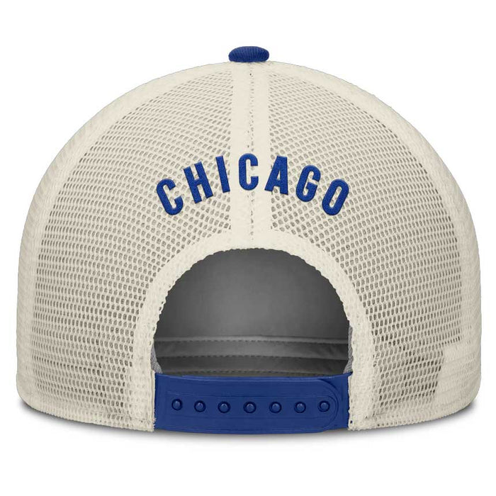 Chicago Cubs Nike Rise Structured Trucker Adjustable Cap