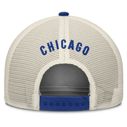Chicago Cubs Nike Rise Structured Trucker Adjustable Cap