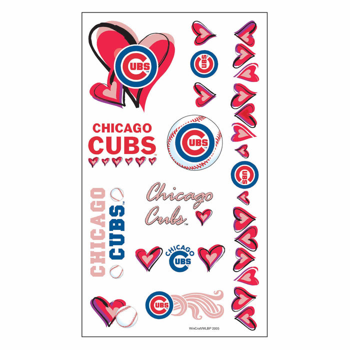 Chicago Cubs Temporary Tattoos