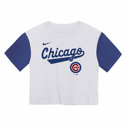 Chicago Cubs Toddler Girls Nike 2-Piece Short Set