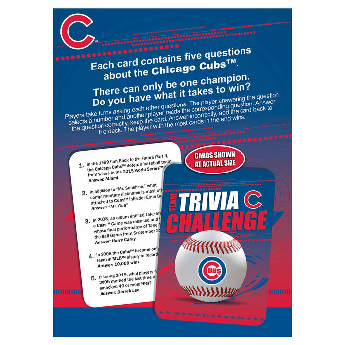 Chicago Cubs Trivia Challenge Game