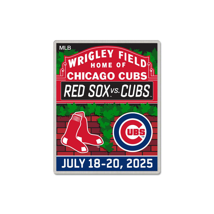 Chicago Cubs vs. Boston Red Sox 2025 Series Pin