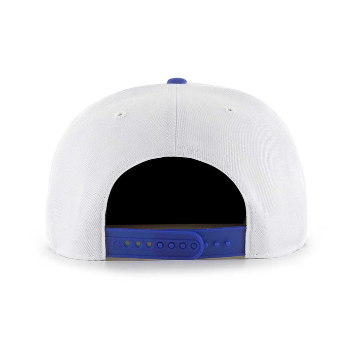Chicago Cubs White Corkscrew Captain Snapback