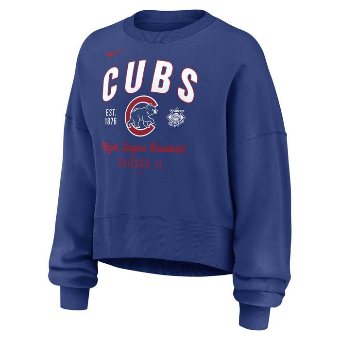 Chicago Cubs Nike Women's Crewneck Fleece