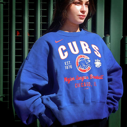 Chicago Cubs Nike Women's Crewneck Fleece