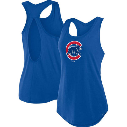 Chicago Cubs Women’s Fanatics Relaxed-Fit Low-Hip Racerback Tank Top