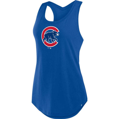 Chicago Cubs Women’s Fanatics Relaxed-Fit Low-Hip Racerback Tank Top