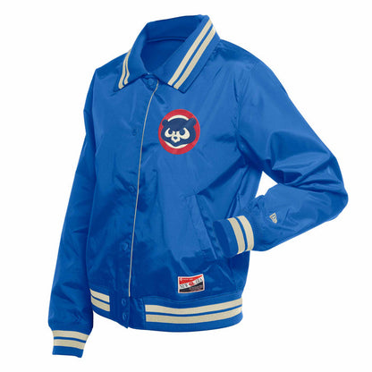 Chicago Cubs Women's New Era Gameday Button Up Jacket