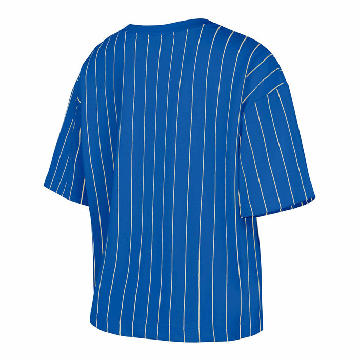 Chicago Cubs Women's New Era Pinstripe T Shirt