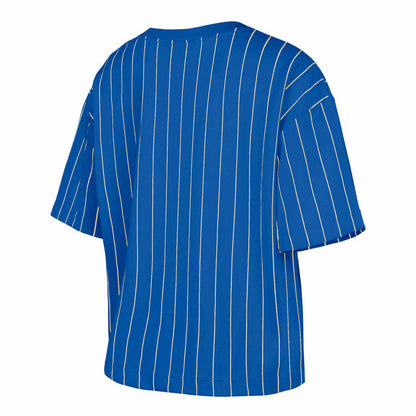 Chicago Cubs Women's New Era Pinstripe T Shirt