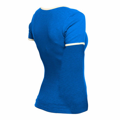 Chicago Cubs Women's New Era String Cropped T-Shirt