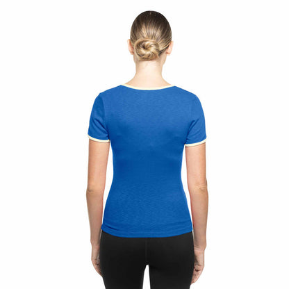 Chicago Cubs Women's New Era String Cropped T-Shirt