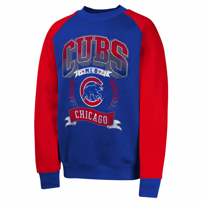 Chicago Cubs Youth Bull Pen Crewneck Sweatshirt