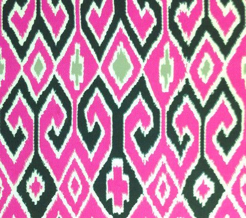 China Seas Fabric: Aquarius - Custom Magenta / Brown on Suncloth (OUTDOOR)