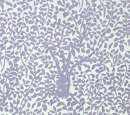 China Seas Fabric: Arbre de Matisse - Custom French Lilac on White 100% Linen