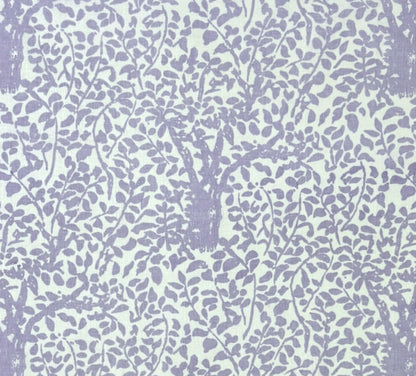 China Seas Fabric: Arbre de Matisse - Custom French Lilac on White 100% Linen