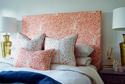 China Seas Fabric: Arbre de Matisse Reverse - Inca Gold on Tinted 100% Linen