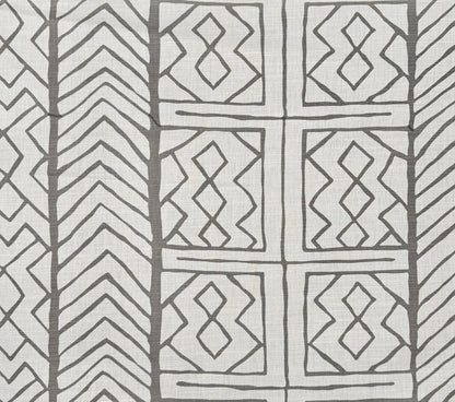 China Seas Fabric: Aruba II - Custom Gray on Tinted Belgian Linen / Cotton