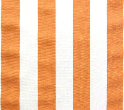 China Seas Fabric: Dune - Custom Terracotta on White Belgian Linen / Cotton