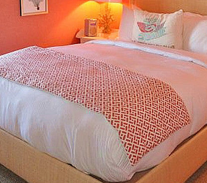 China Seas Fabric: Edo Grande - Custom New Shrimp on Tinted Belgian Linen / Cotton