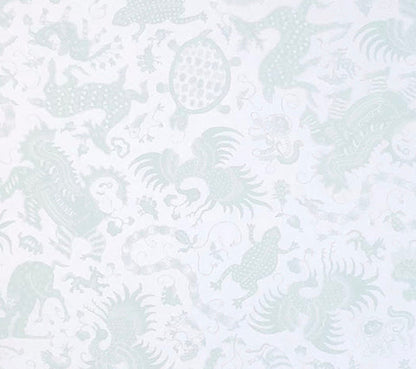 China Seas Fabric: Indramayu - Custom Crystalline on White Suncloth (OUTDOOR)