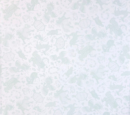 China Seas Fabric: Indramayu - Custom Crystalline on White Suncloth (OUTDOOR)